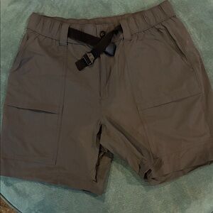 Sonoma Men's Cargo Shorts with Belt - Charcoal